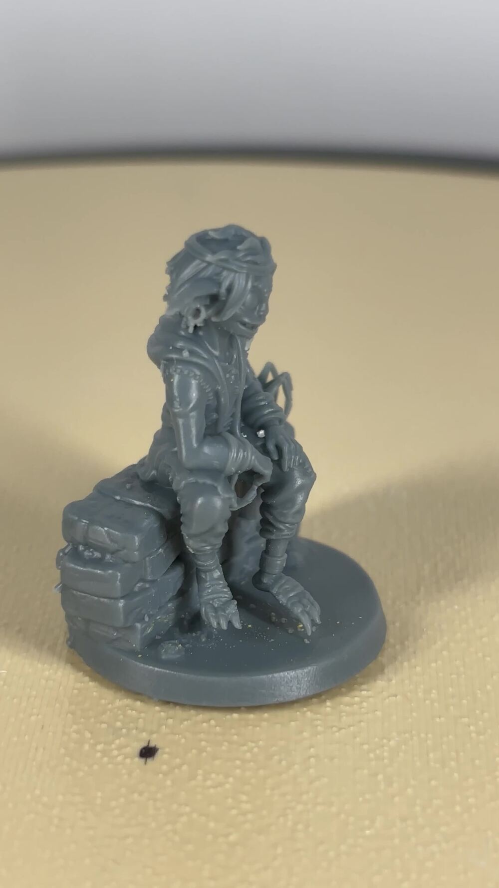 Printed miniature of Tork Tinkerfume, an artificer
